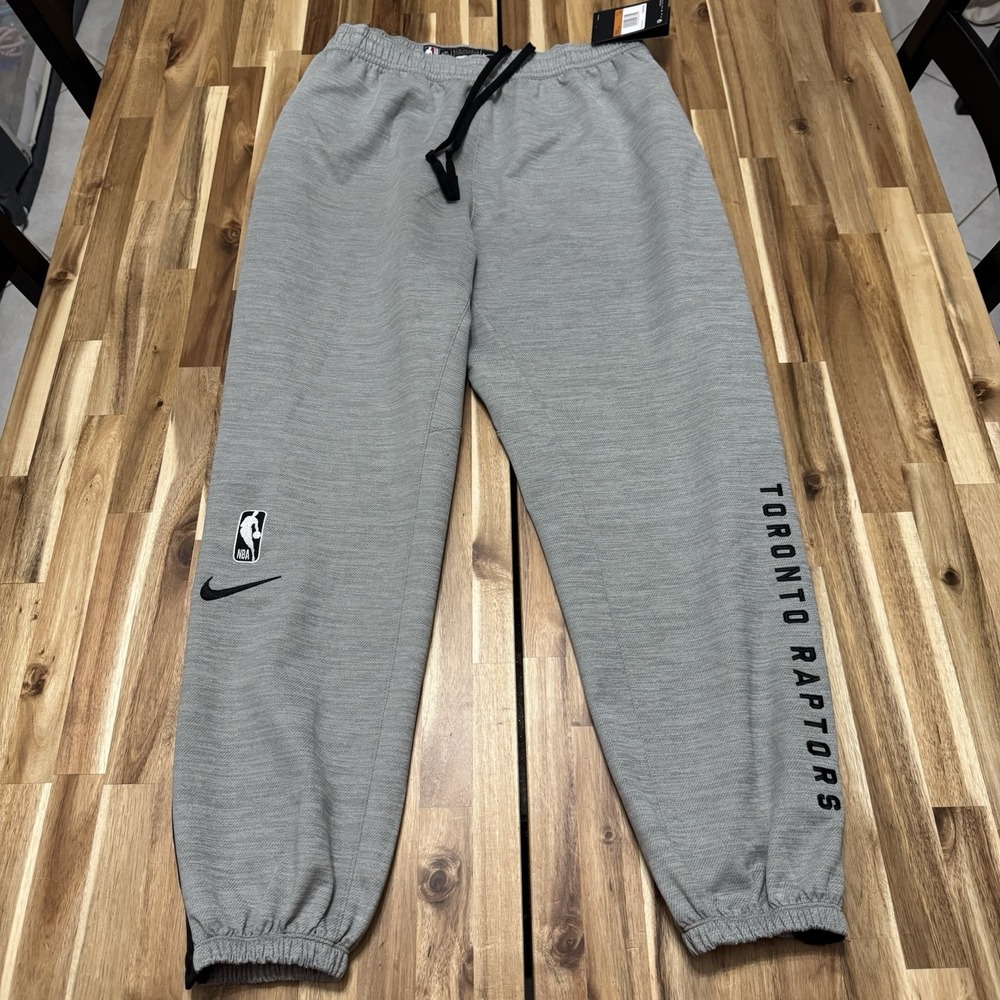 Toronto Raptors Pants‎ Mens 2XL Gray Nike Therma Showtime Warm Up Authentic NWT